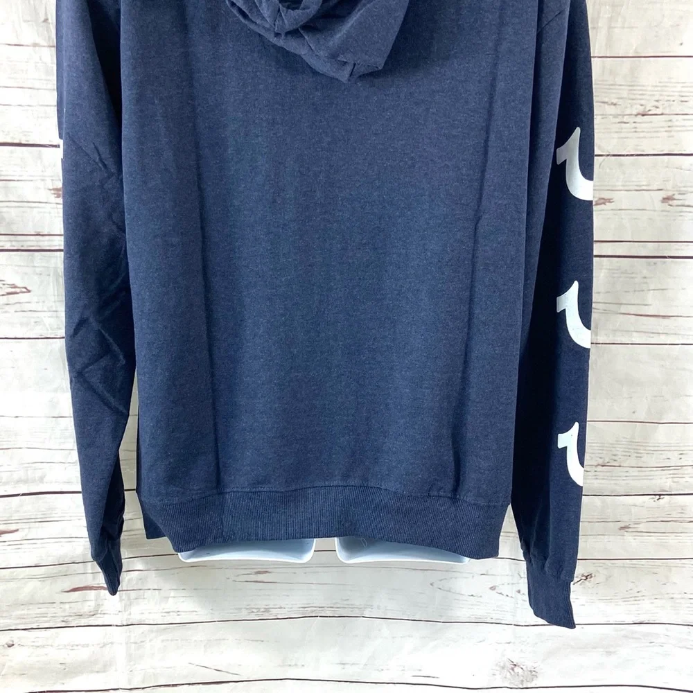 True Religion Hoodie Men’s XL‎ Blue Logo Long Sleeve Original Jean Brand